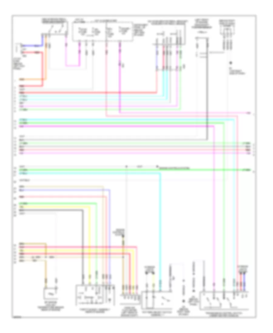 3.5L, Transmission Wiring Diagram (2 of 3) for Toyota Highlander Limited 2013