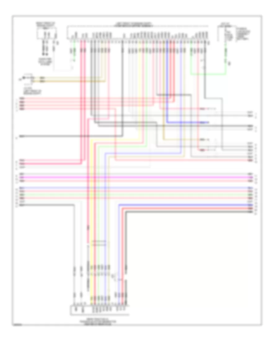 3.5L Hybrid, Transmission Wiring Diagram (2 of 4) for Toyota Highlander Limited 2013