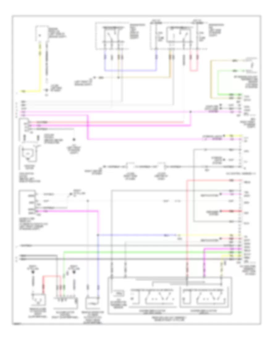 AC Wiring Diagram, Hybrid (3 of 3) for Toyota Highlander Limited 2013