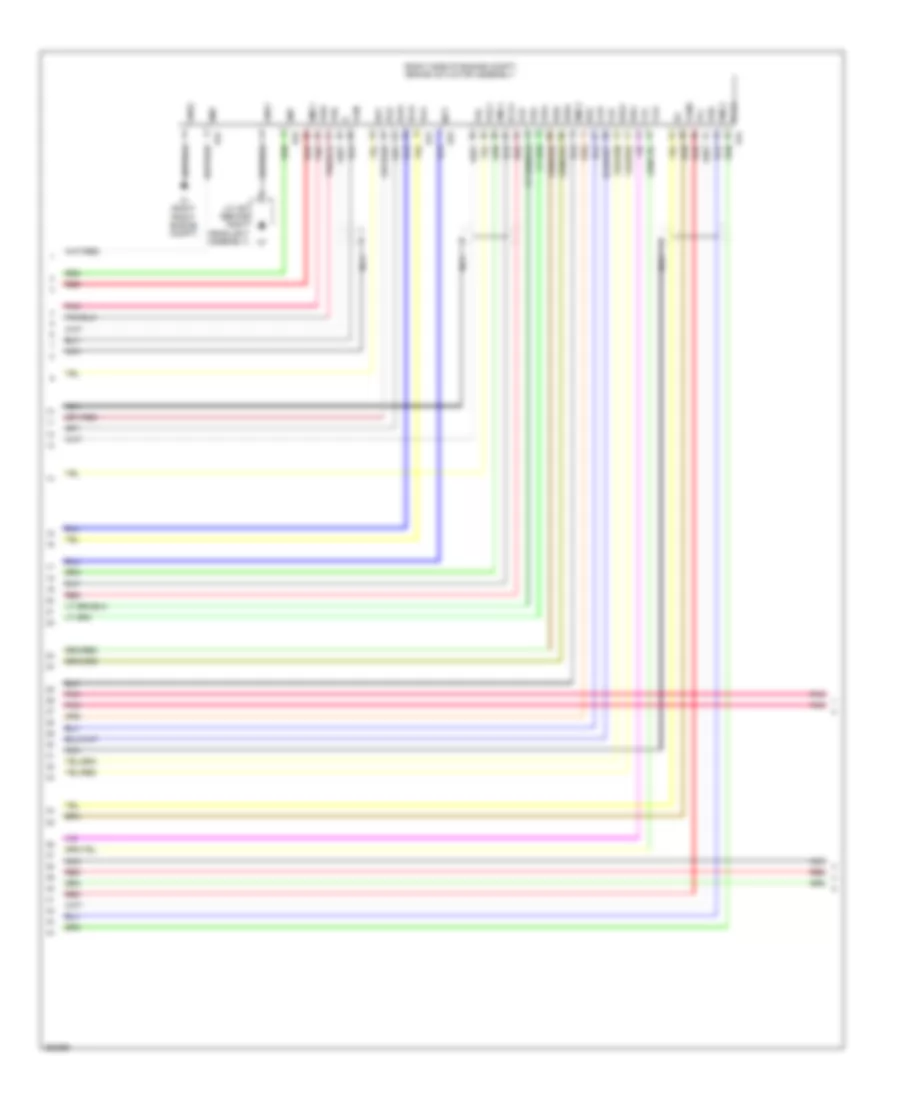 Anti-lock Brakes Wiring Diagram, Hybrid (2 of 4) for Toyota Highlander Limited 2013