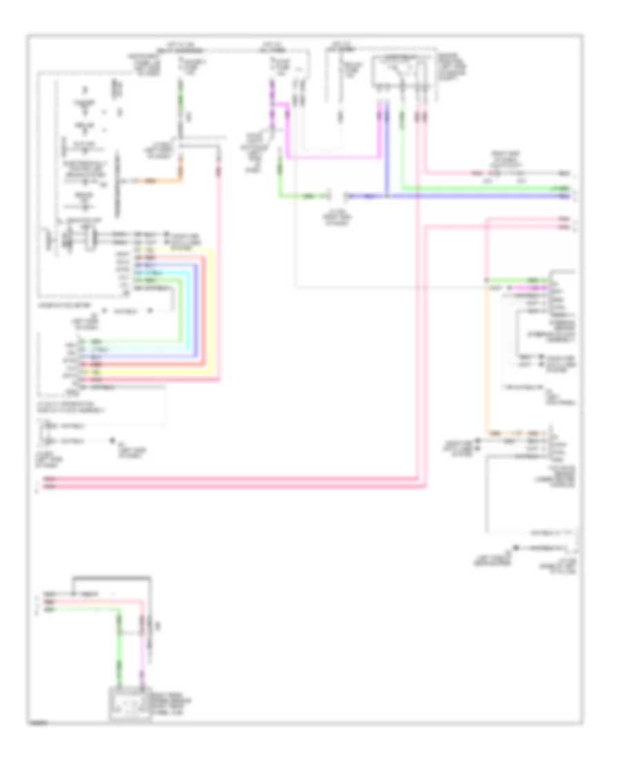 Anti-lock Brakes Wiring Diagram, Hybrid (3 of 4) for Toyota Highlander Limited 2013