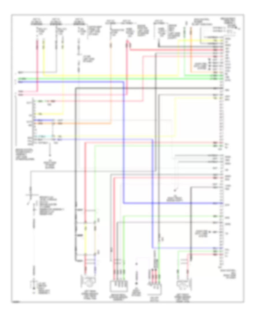 Anti lock Brakes Wiring Diagram Hybrid 4 of 4 for Toyota Highlander Limited 2013