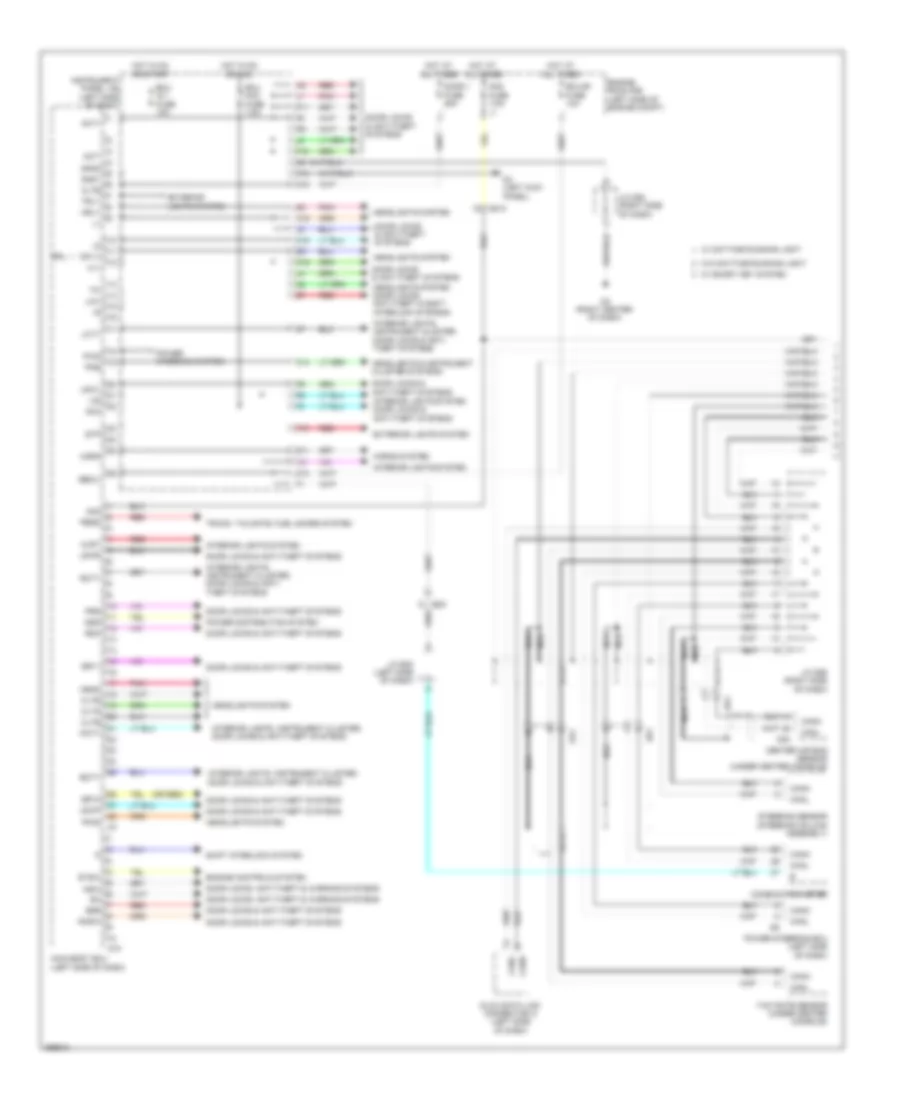 Body Control Modules Wiring Diagram, Hybrid (1 of 2) for Toyota Highlander Limited 2013