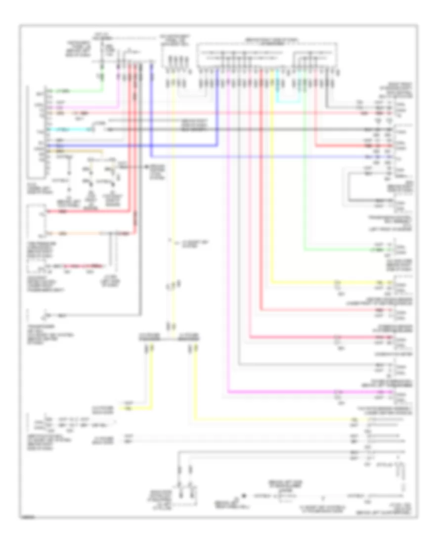 Computer Data Lines Wiring Diagram Except Hybrid for Toyota Highlander Limited 2013