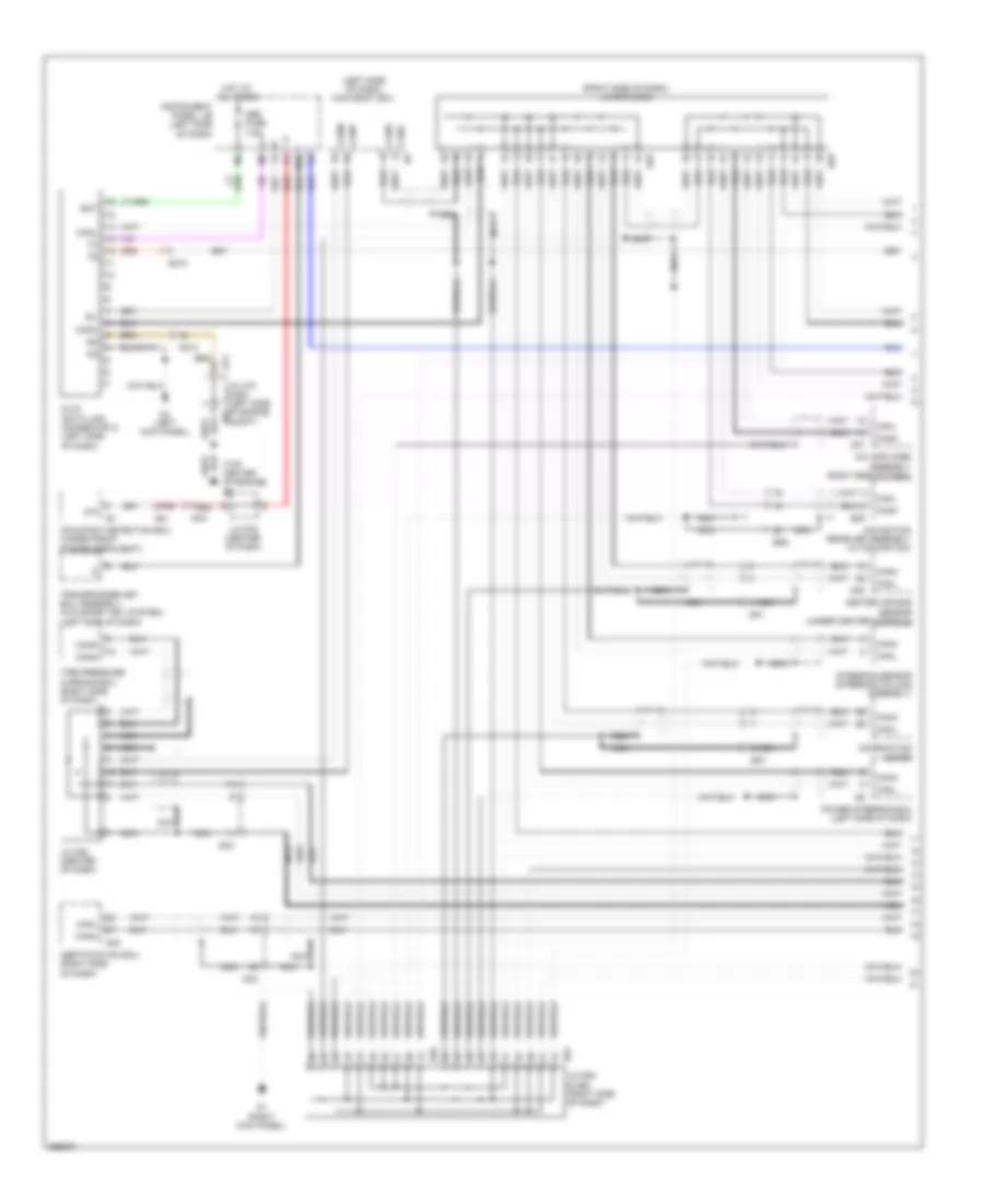 Computer Data Lines Wiring Diagram, Hybrid (1 of 2) for Toyota Highlander Limited 2013