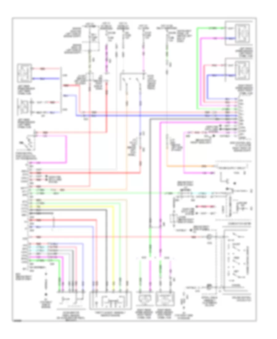 3.5L, Cruise Control Wiring Diagram, Except Hybrid for Toyota Highlander Limited 2013