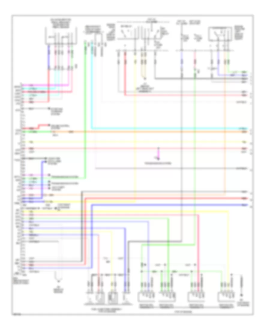 2 7L Engine Performance Wiring Diagram 1 of 5 for Toyota Highlander Limited 2013