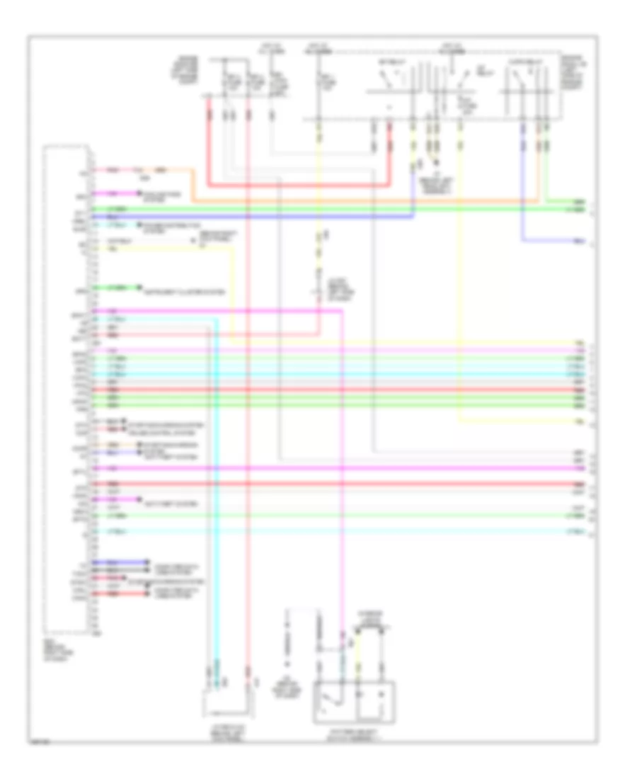 3.5L, Engine Performance Wiring Diagram (1 of 6) for Toyota Highlander Limited 2013