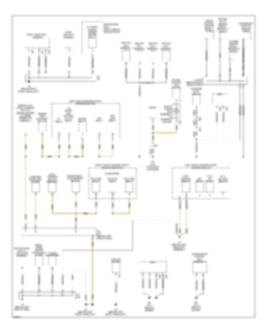 Ground Distribution Wiring Diagram Except Hybrid 1 of 5 for Toyota Highlander Limited 2013