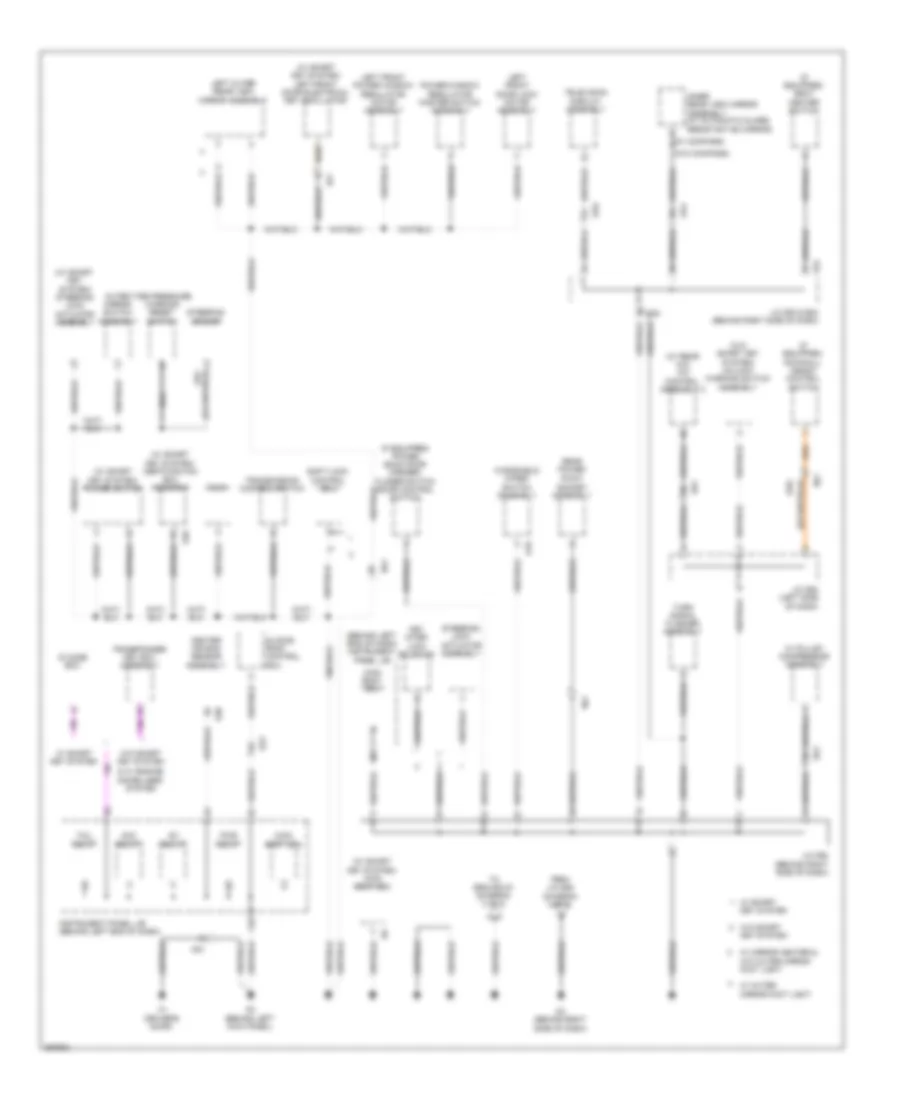 Ground Distribution Wiring Diagram Except Hybrid 2 of 5 for Toyota Highlander Limited 2013