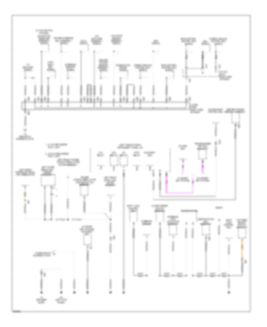 Ground Distribution Wiring Diagram Hybrid 3 of 6 for Toyota Highlander Limited 2013