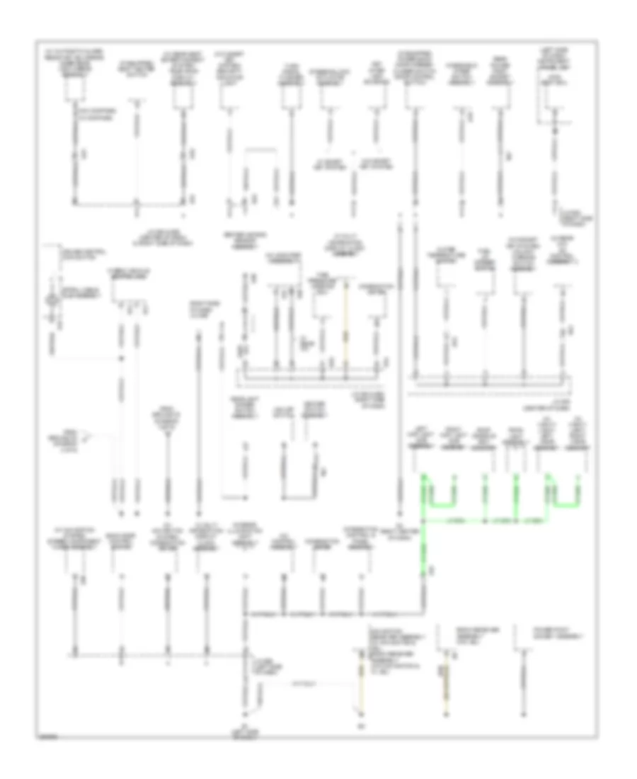 Ground Distribution Wiring Diagram Hybrid 4 of 6 for Toyota Highlander Limited 2013