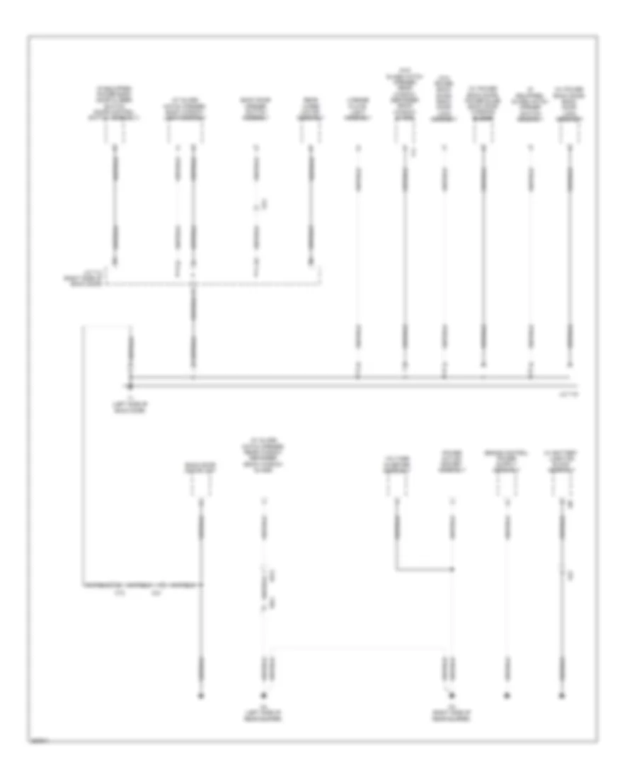 Ground Distribution Wiring Diagram, Hybrid (6 of 6) for Toyota Highlander Limited 2013