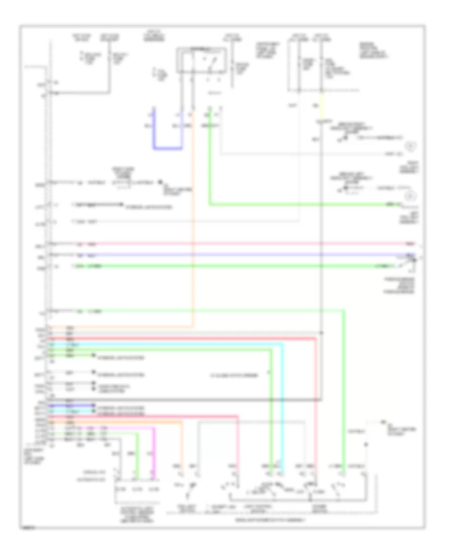 Headlights Wiring Diagram, Hybrid (1 of 2) for Toyota Highlander Limited 2013