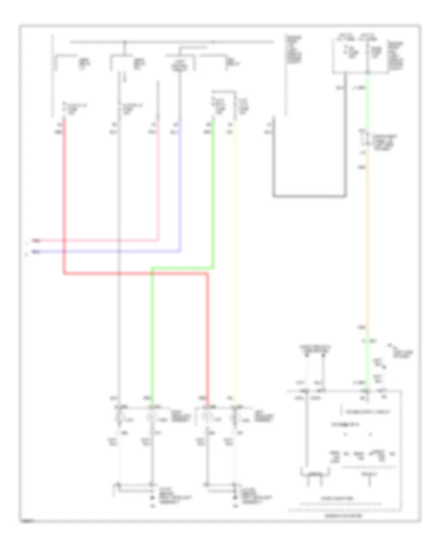 Headlights Wiring Diagram, Hybrid (2 of 2) for Toyota Highlander Limited 2013