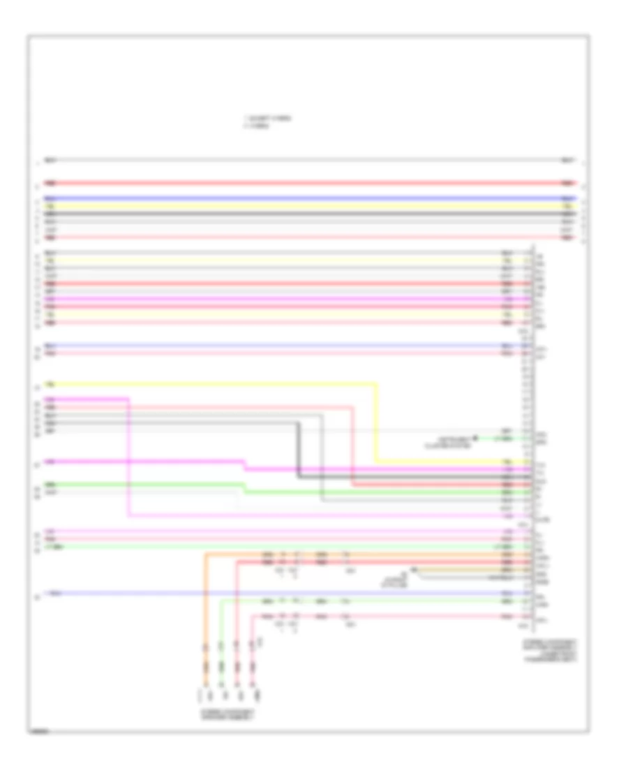 Navigation Wiring Diagram 3 of 5 for Toyota Highlander Limited 2013