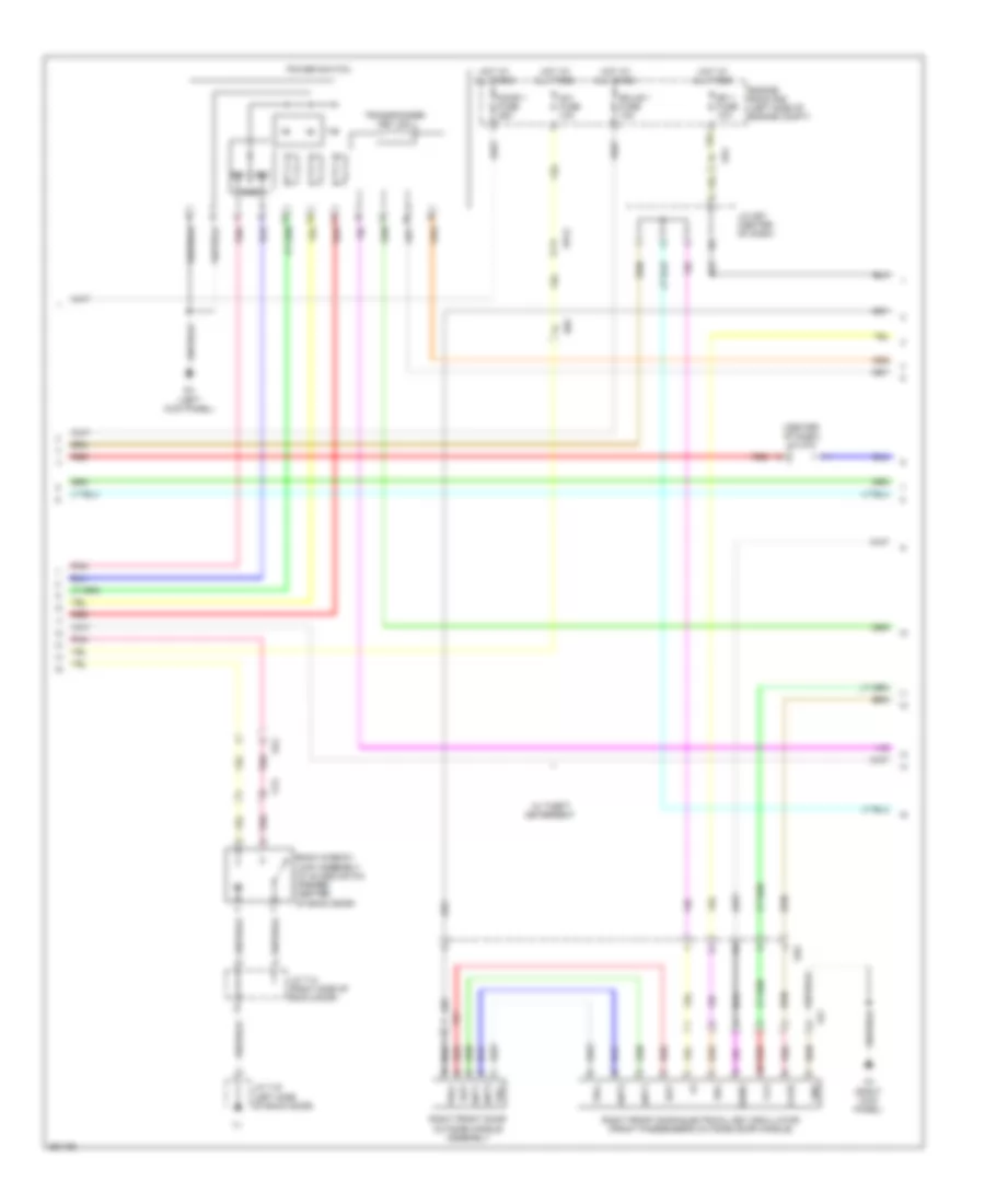 Power Door Locks Wiring Diagram, Hybrid with Smart Key System (3 of 4) for Toyota Highlander Limited 2013