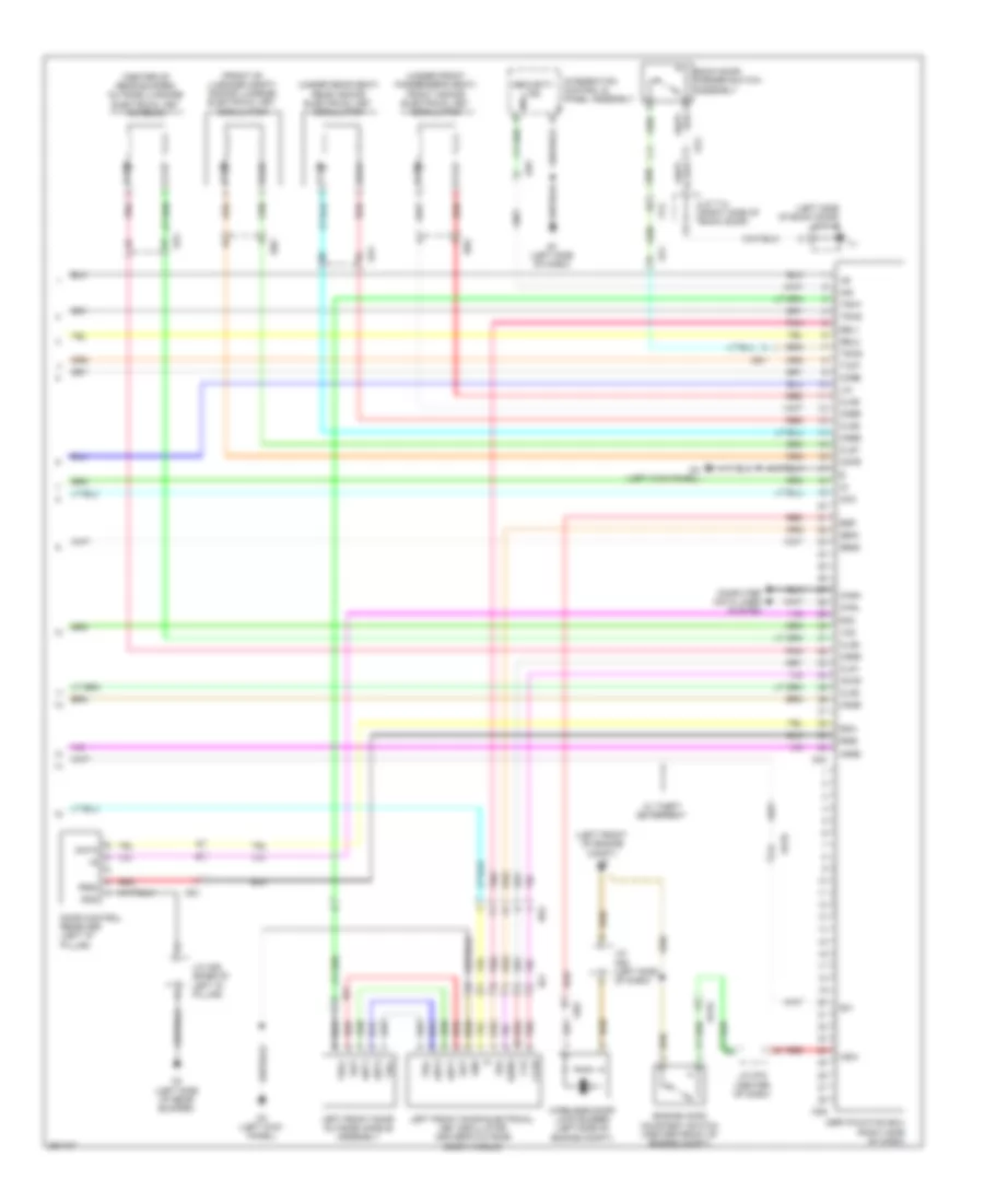 Power Door Locks Wiring Diagram Hybrid with Smart Key System 4 of 4 for Toyota Highlander Limited 2013