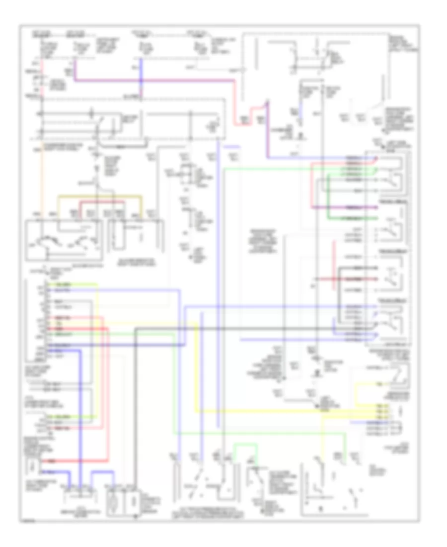AC Wiring Diagram for Toyota RAV4 EV 1998