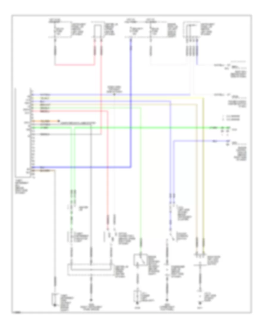 Forced Entry Wiring Diagram for Toyota Highlander Limited 2001