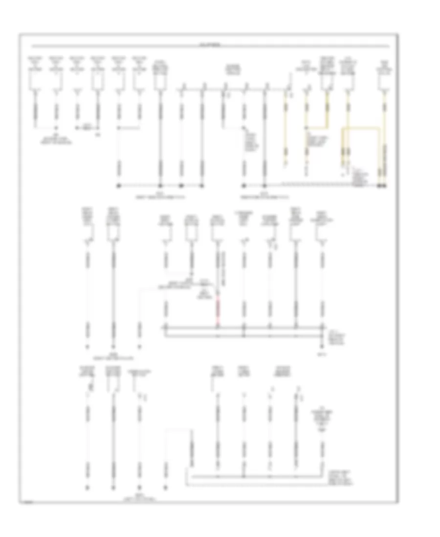 Ground Distribution Wiring Diagram 2 of 4 for Toyota Highlander Limited 2001
