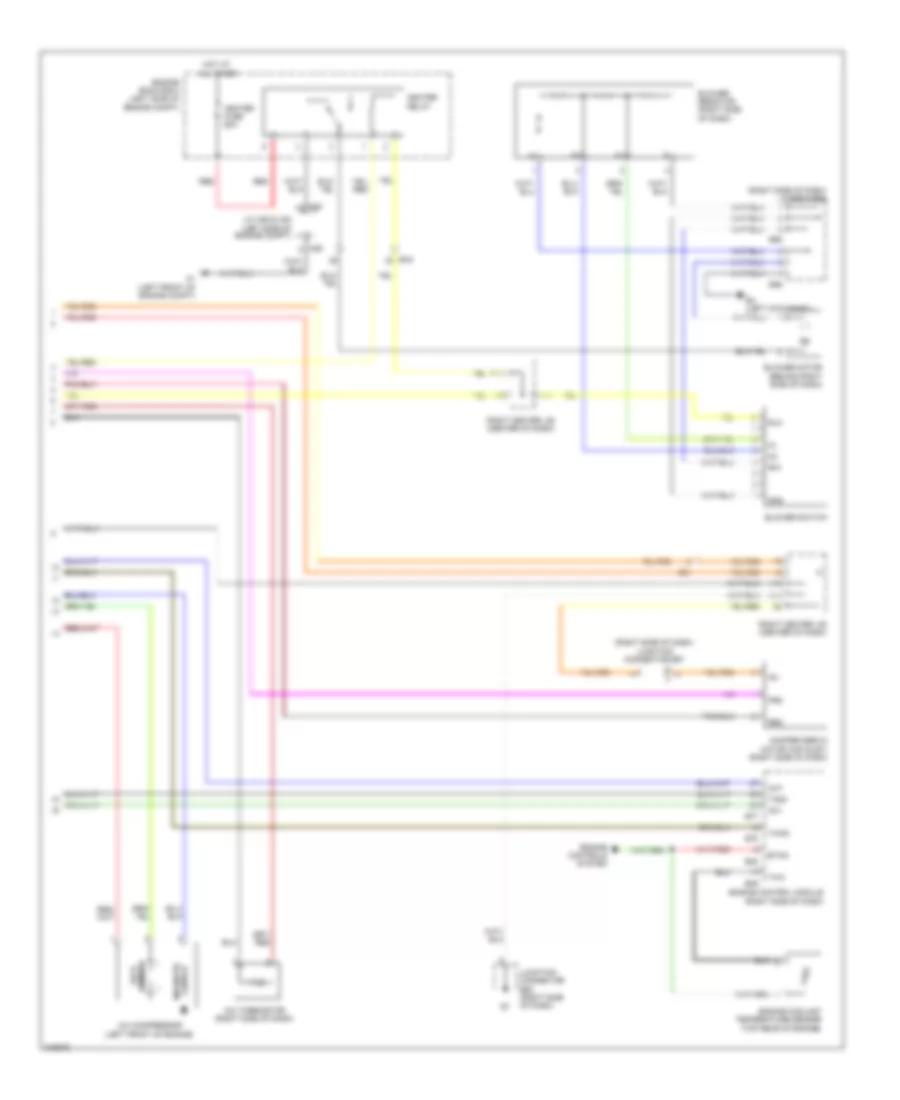 Automatic A C Wiring Diagram 2 of 2 for Toyota FJ Cruiser 2011