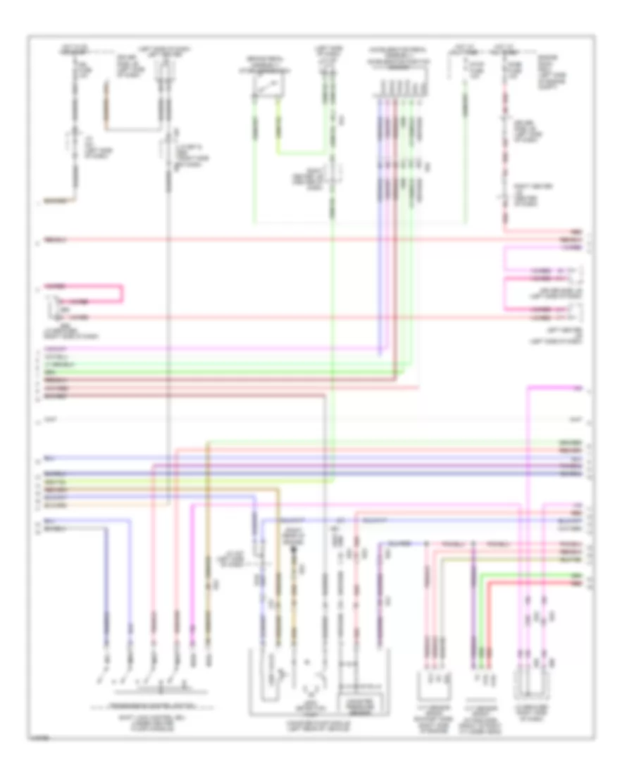 4.0L, Engine Performance Wiring Diagram (2 of 6) for Toyota FJ Cruiser 2011