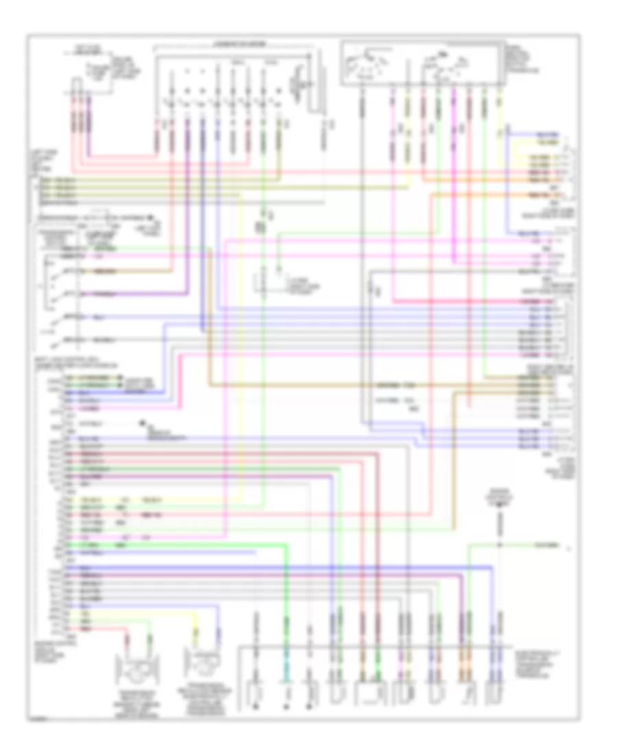 AT Wiring Diagram (1 of 2) for Toyota FJ Cruiser 2011