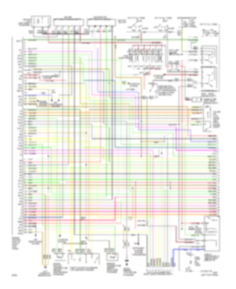 3.0L, Engine Performance Wiring Diagrams (1 of 2) for Toyota Pickup 1994