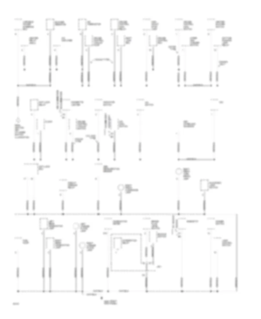 Ground Distribution Wiring Diagram (2 of 2) for Toyota Pickup 1994