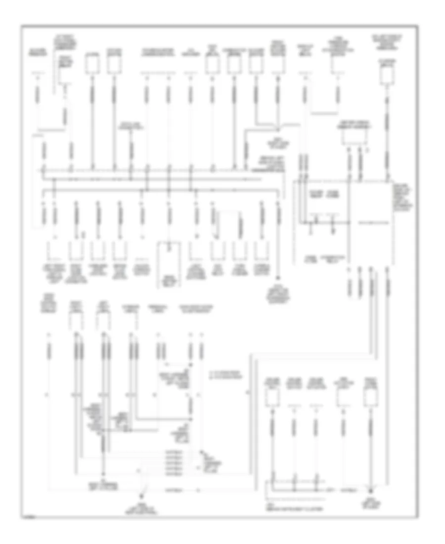 Ground Distribution Wiring Diagram (2 of 3) for Toyota Sienna CE 1998