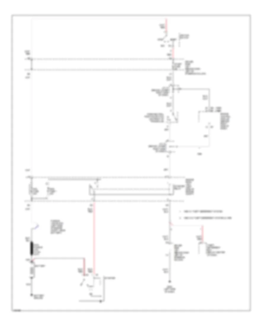 Starting Wiring Diagram for Toyota Sienna CE 1998