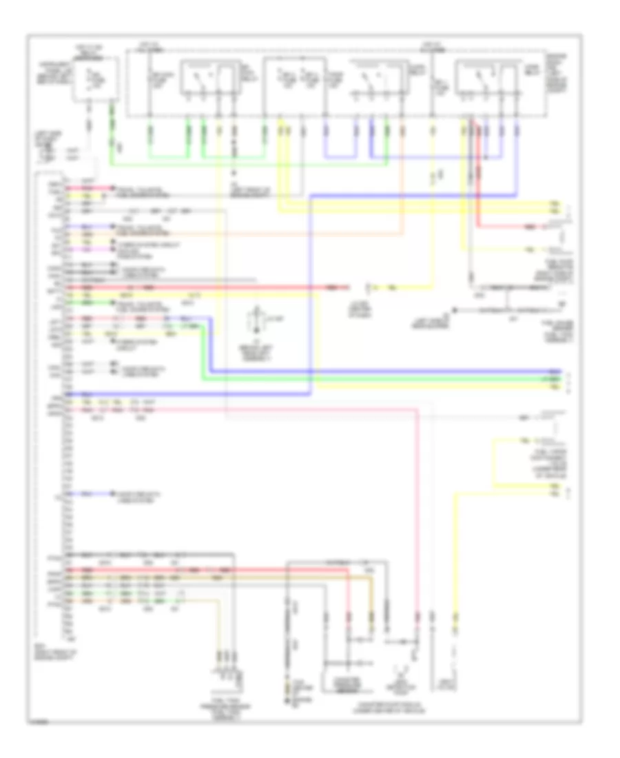 3 5L Hybrid Engine Controls Wiring Diagram 1 of 4 for Toyota Highlander 2011