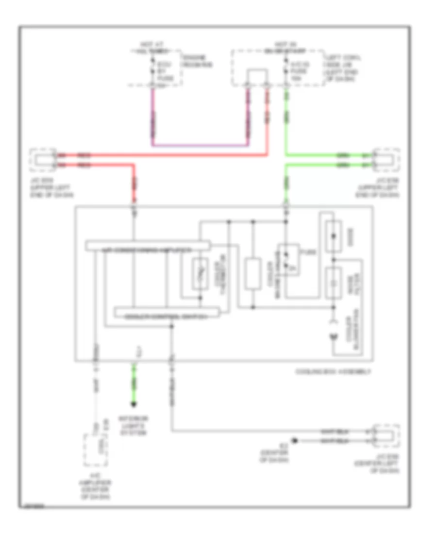 Cool Box Wiring Diagram for Toyota Land Cruiser 2013