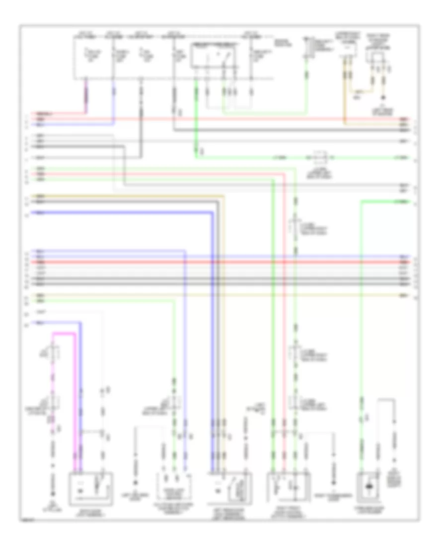 Forced Entry Wiring Diagram (2 of 4) for Toyota Land Cruiser 2013
