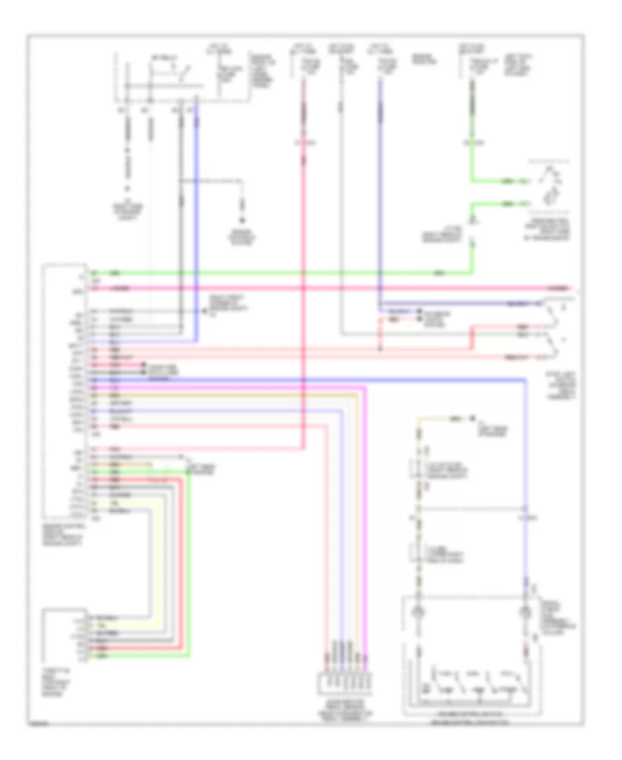 Cruise Control Wiring Diagram 1 of 2 for Toyota Land Cruiser 2013