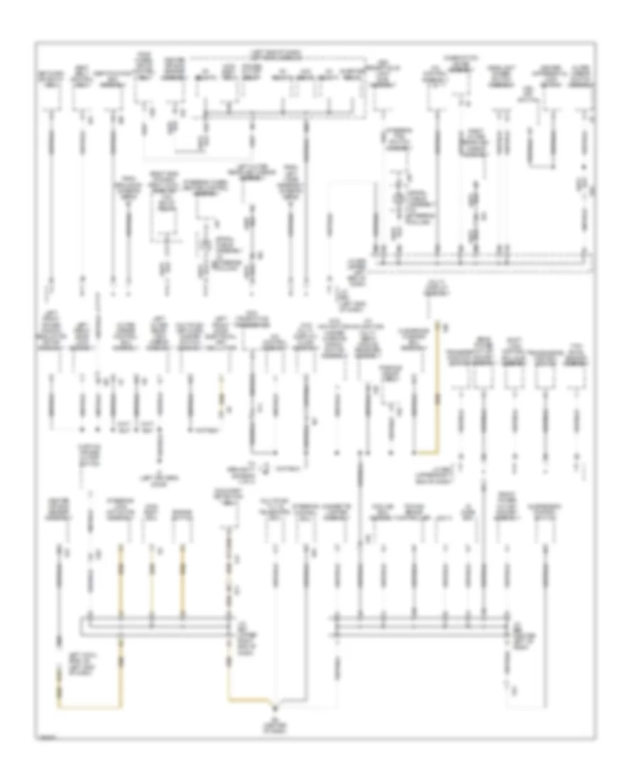 Ground Distribution Wiring Diagram 3 of 4 for Toyota Land Cruiser 2013