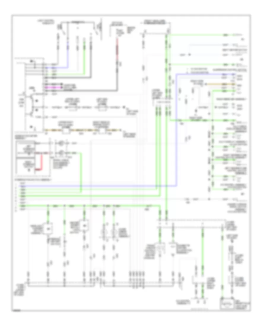 Instrument Illumination Wiring Diagram (2 of 2) for Toyota Land Cruiser 2013
