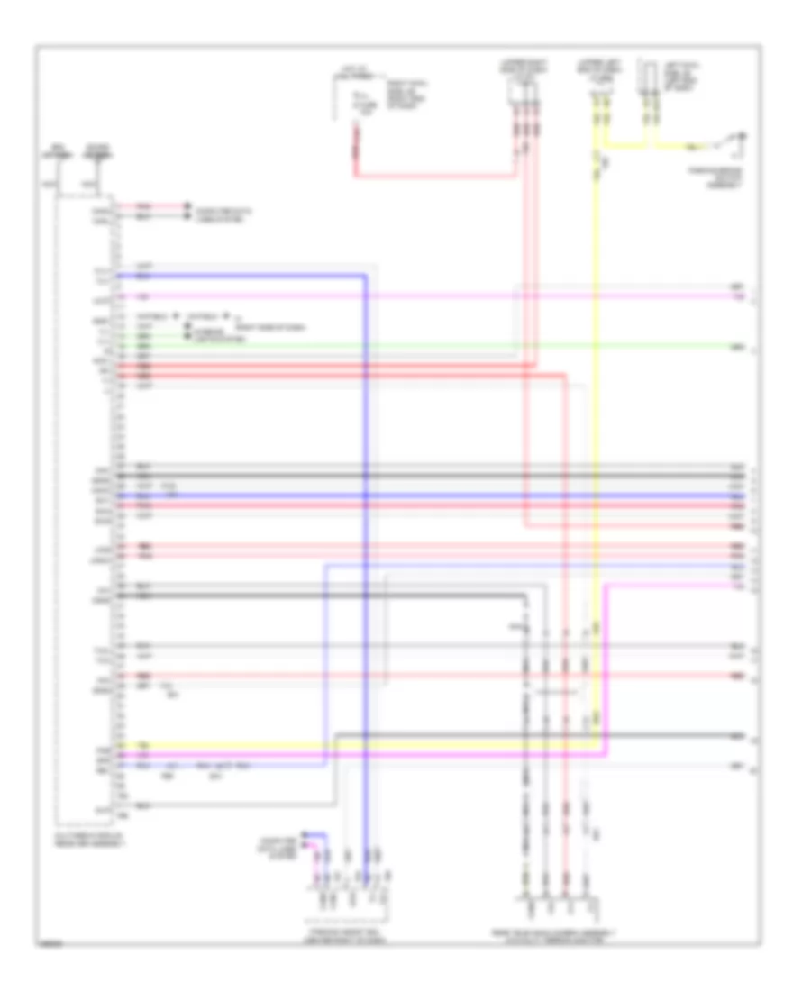 Navigation Wiring Diagram 1 of 5 for Toyota Land Cruiser 2013