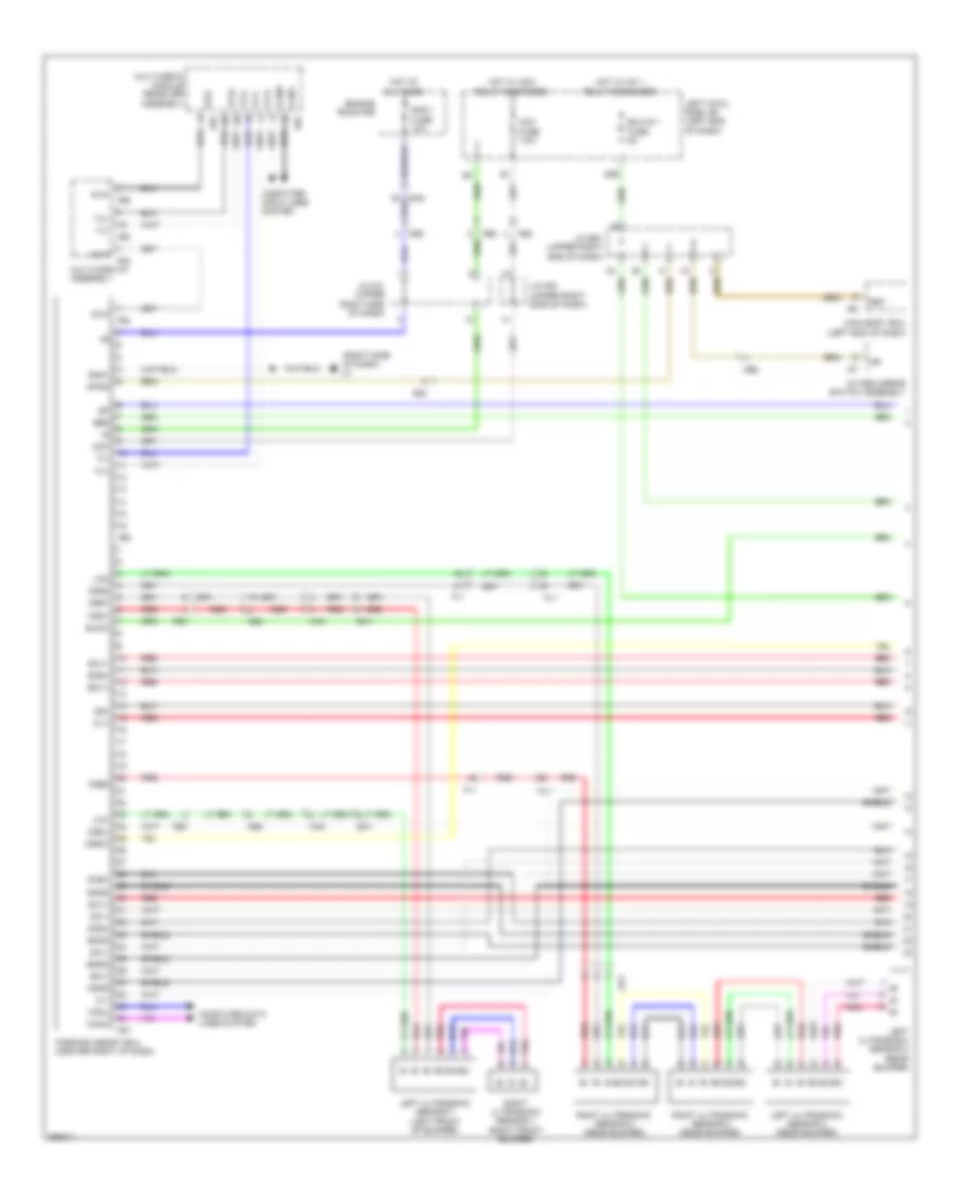 Parking Assistant Wiring Diagram with Multi terrain Monitor 1 of 2 for Toyota Land Cruiser 2013