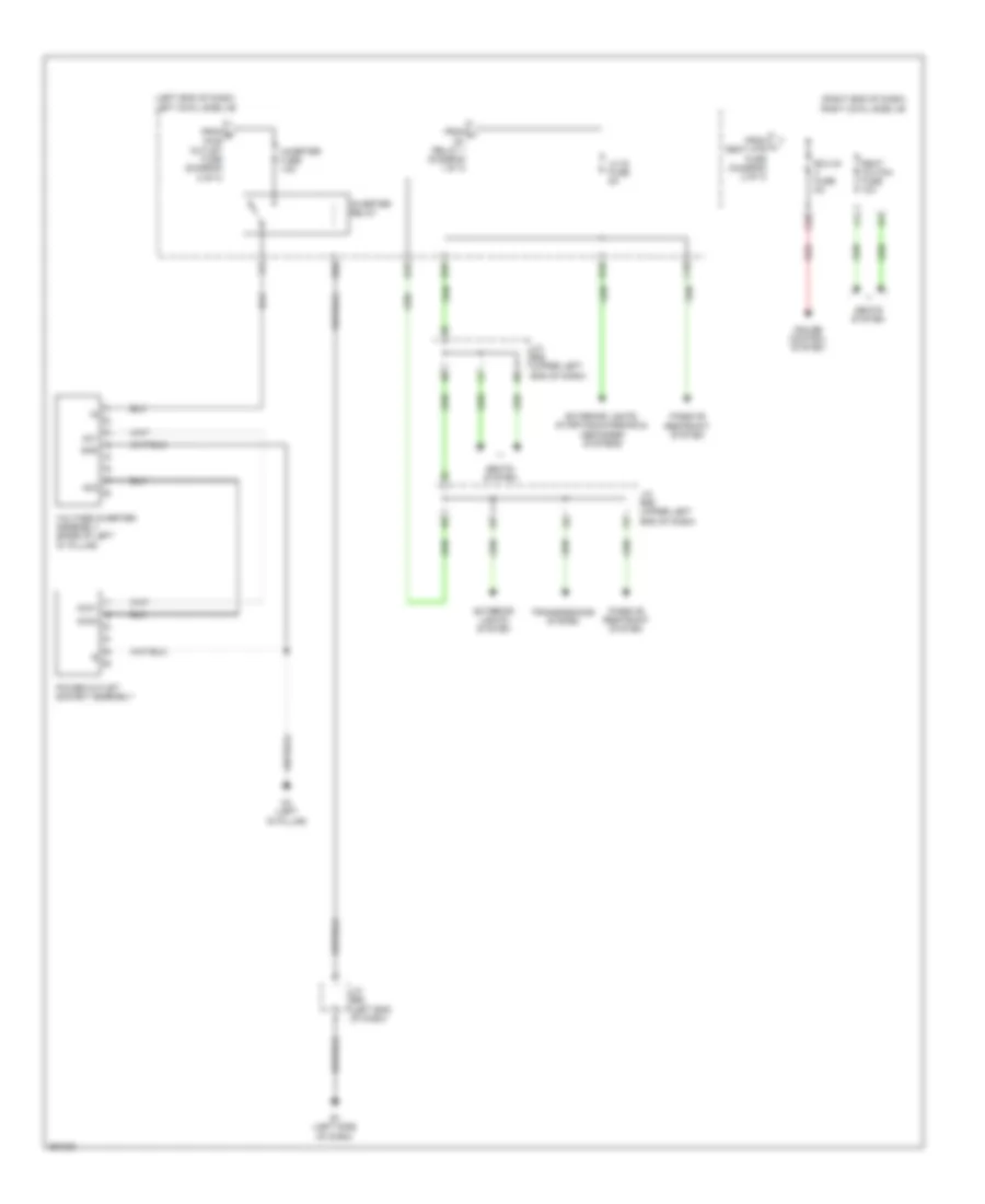 Power Distribution Wiring Diagram (3 of 3) for Toyota Land Cruiser 2013