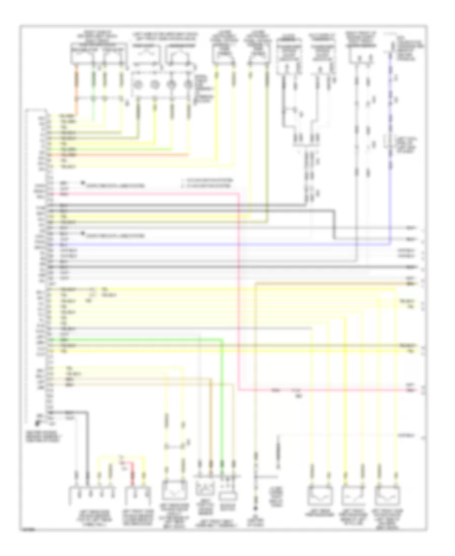 Supplemental Restraint Wiring Diagram 1 of 3 for Toyota Land Cruiser 2013