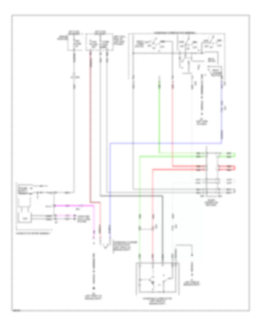 Электросхема передних стеклоочистителей дворников и омывателя лобового стекла, без Авто Система Дворника для Toyota Land Cruiser 2013