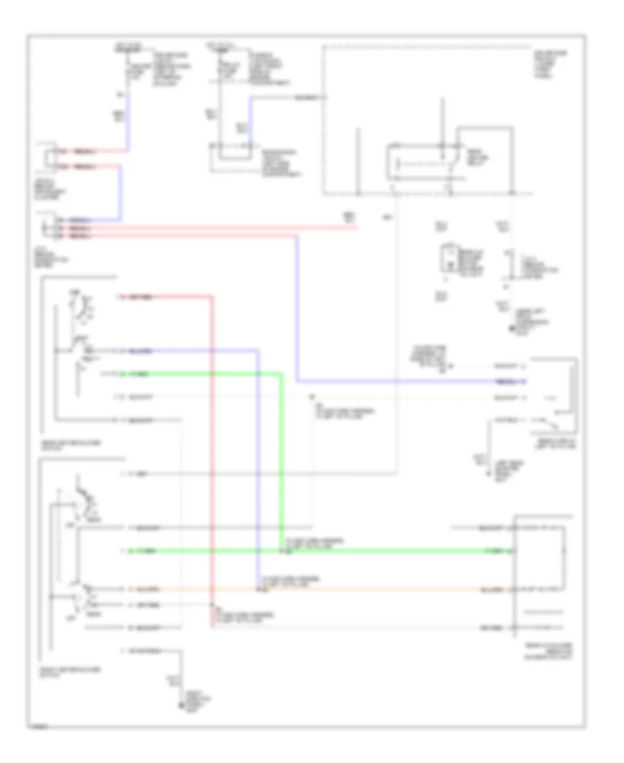 Rear A C Wiring Diagram 4 Door for Toyota Sienna LE 1998