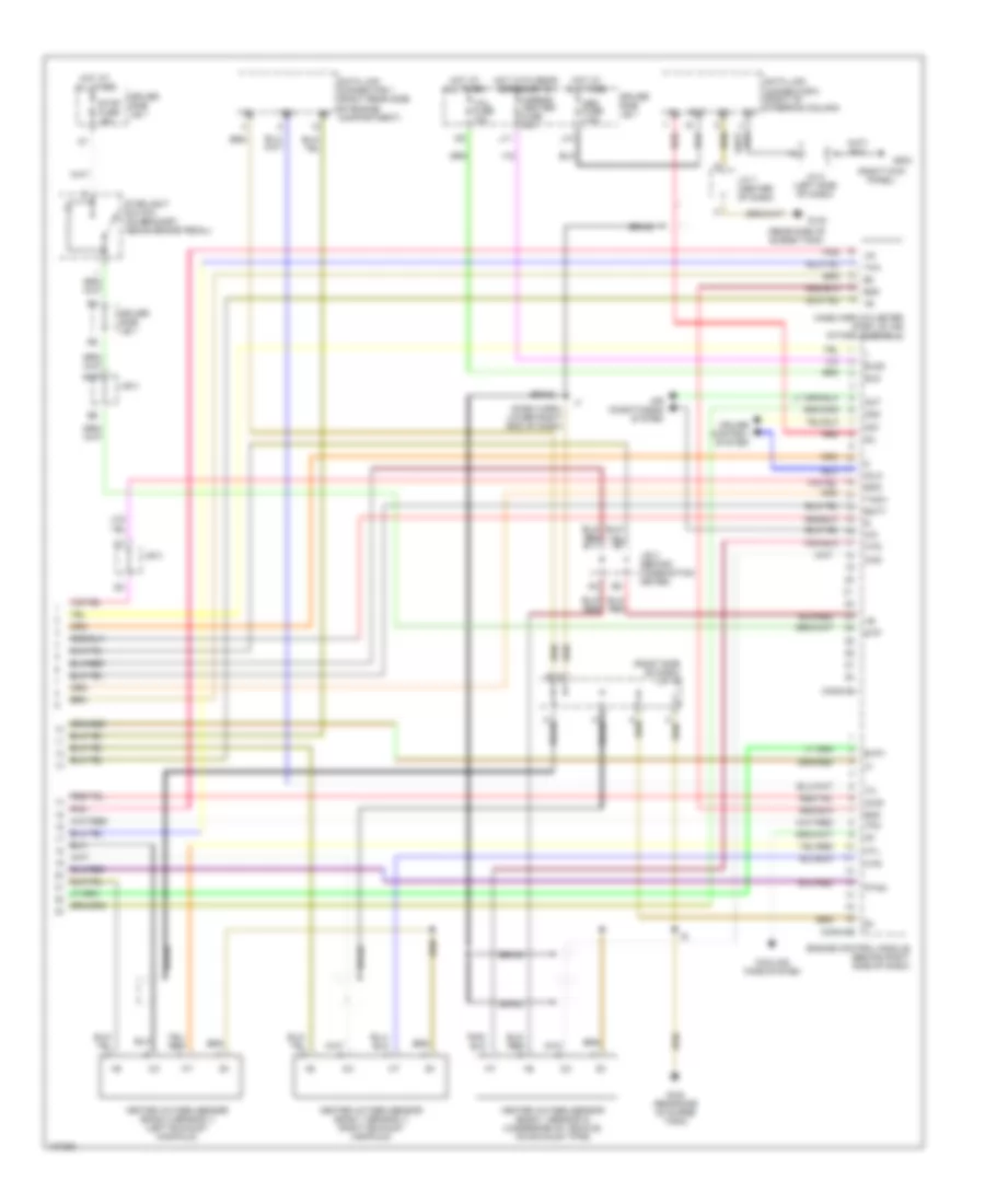 3.0L, Engine Performance Wiring Diagrams (3 of 3) for Toyota Sienna LE 1998