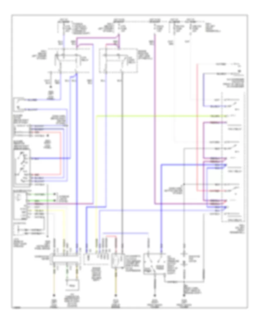 Manual AC Wiring Diagram for Toyota MR2 2001