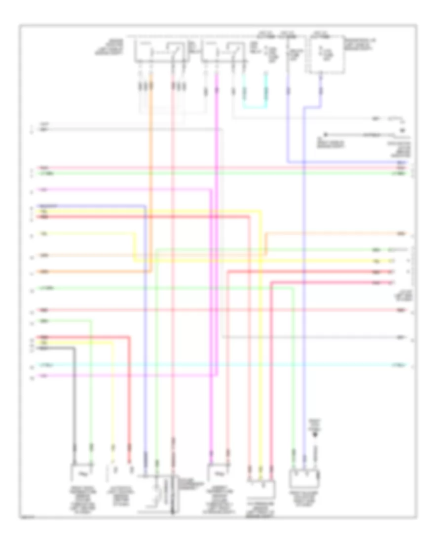 Automatic AC Wiring Diagram (2 of 3) for Toyota Sequoia Limited 2009