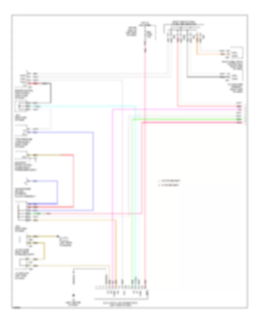 Computer Data Lines Wiring Diagram 1 of 2 for Toyota Sequoia Limited 2009