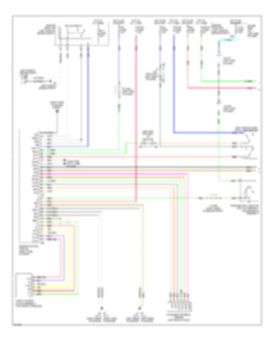 Cruise Control Wiring Diagram 1 of 2 for Toyota Sequoia Limited 2009