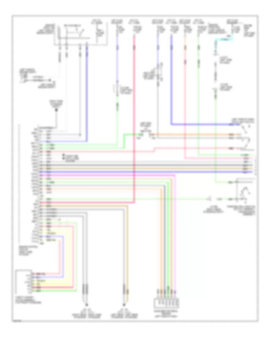 Dynamic Laser Cruise Control Wiring Diagram (1 of 2) for Toyota Sequoia Limited 2009